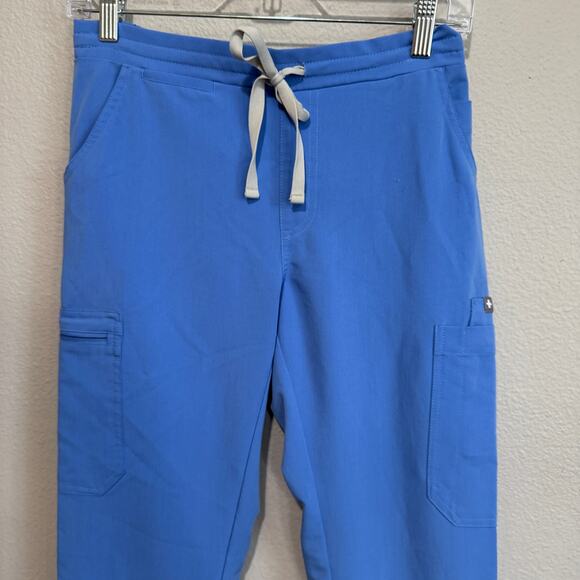 Figs Yola Skinny Scrub Pants in Ceil Blue Size XXS - Picture 2 of 10